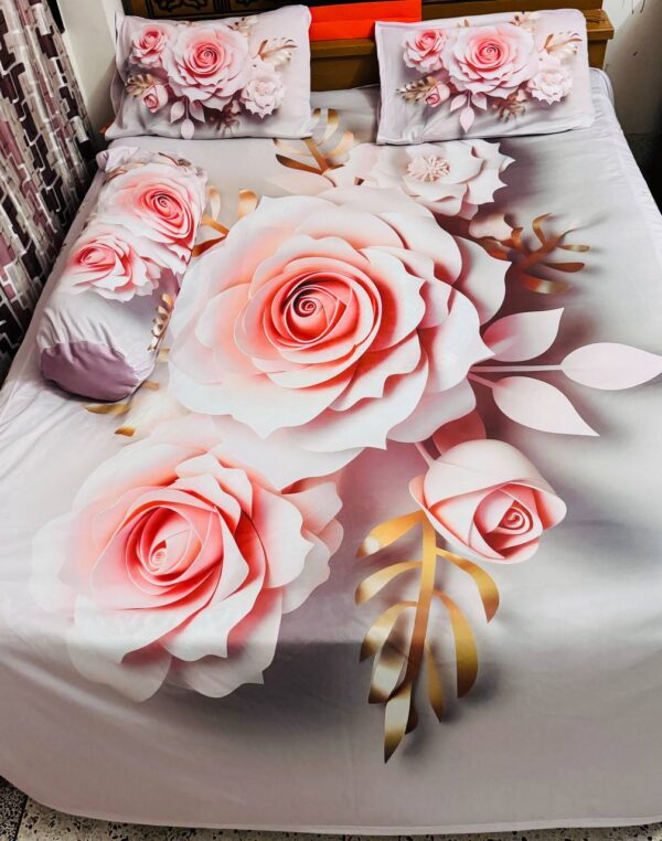 China Premium 3D Design Bed Sheet - Image 2