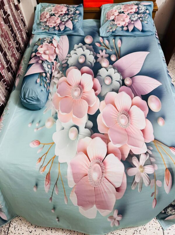 China Premium 3D Design Bed Sheet - Image 2