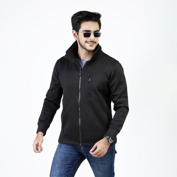 China Winter Jacket Black - Image 2