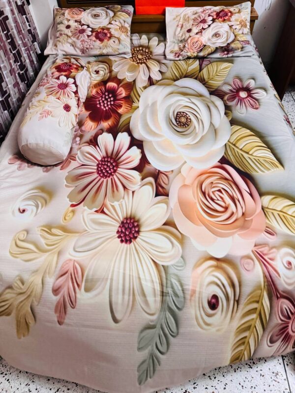 China Premium 3D Design Bed Sheet - Image 2