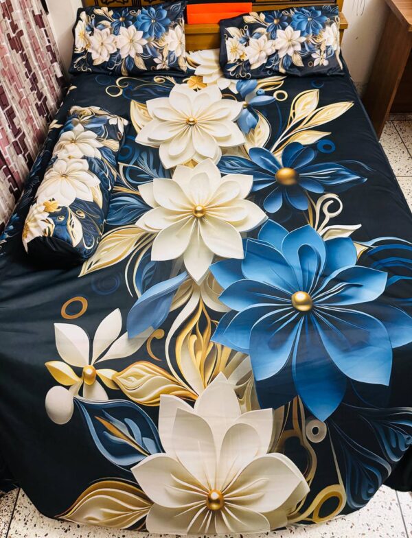 China Premium 3D Design Bed Sheet - Image 3