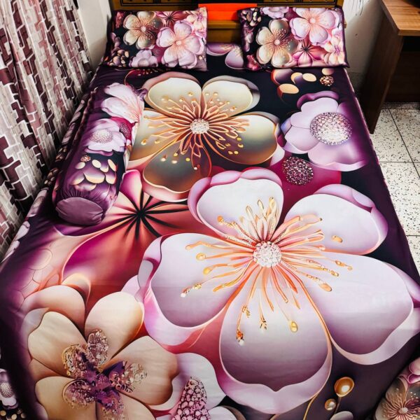 China Premium 3D Design Bed Sheet - Image 2