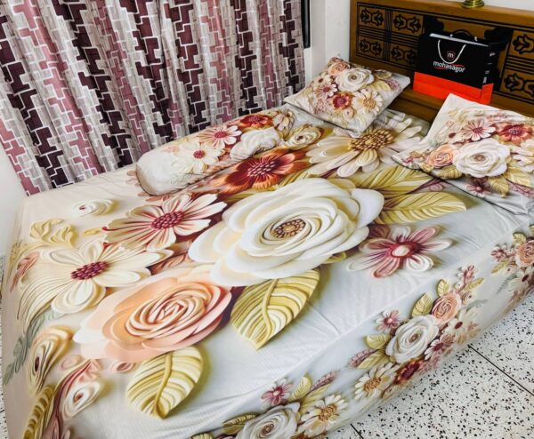 China Premium 3D Design Bed Sheet