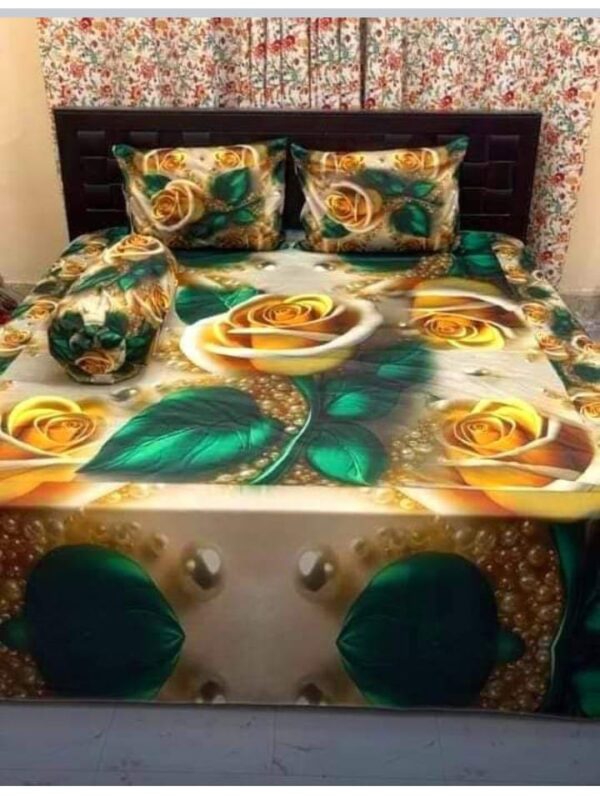 China Premium 3D Design Bed Sheet - Image 2