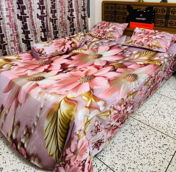 China Premium 3D Design Bed Sheet