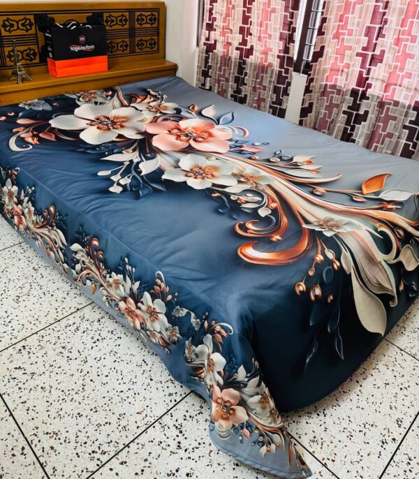 China Premium 3D Design Bed Sheet - Image 2