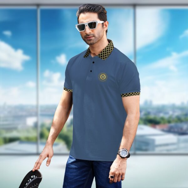 Stylish Men's Cotton Polo Shirt