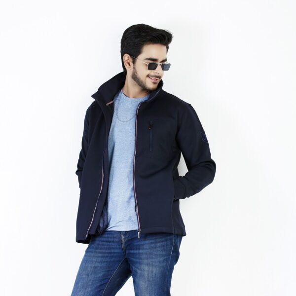 China Winter Jacket Navy - Image 2