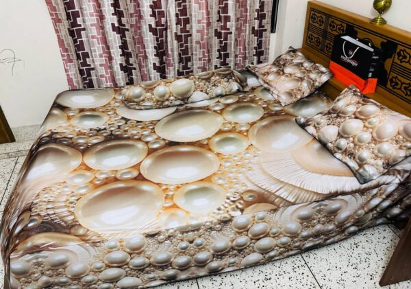 China Premium 3D Design Bed Sheet - Image 3