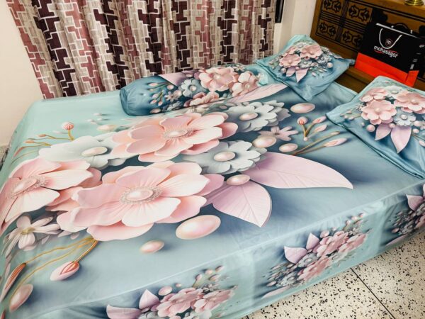 China Premium 3D Design Bed Sheet - Image 3