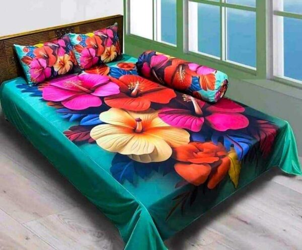 China Premium 3D Design Bed Sheet - Image 2