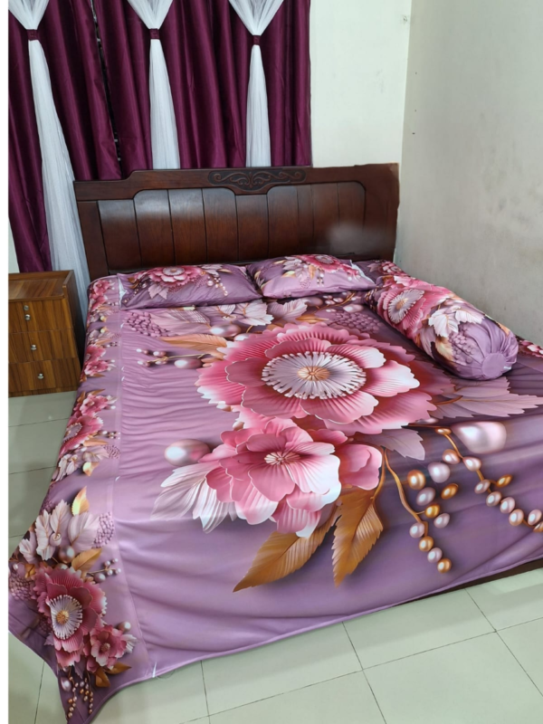 China Premium 3D Design Bed Sheet - Image 2