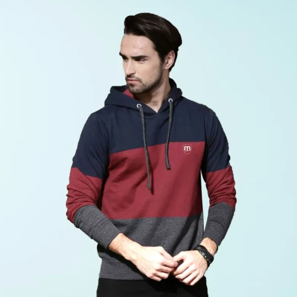 Men's winter hoodie -Combine colour