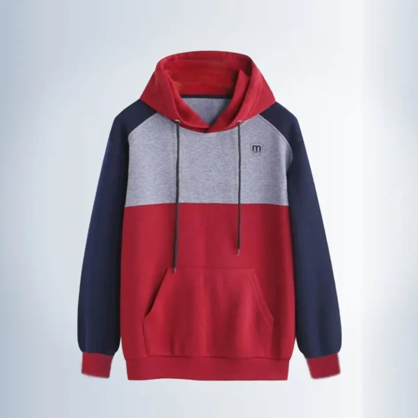 Men's winter hoodie -Red Hood