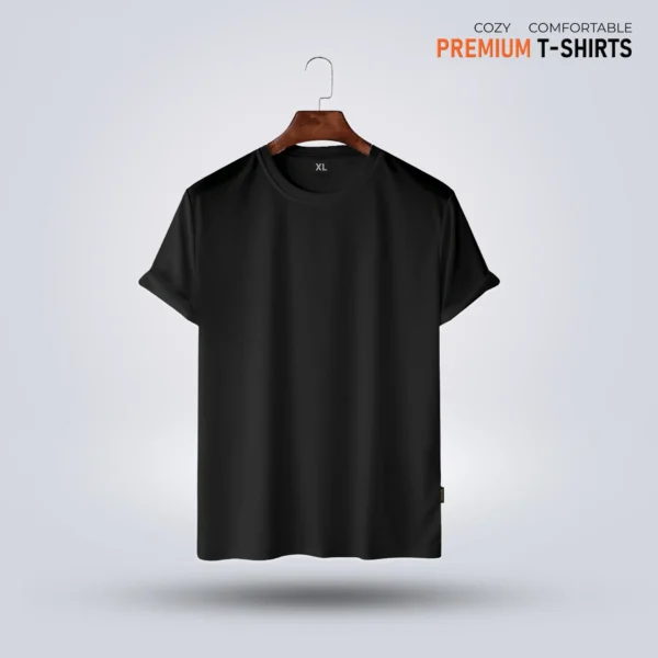 4 pcs Premium Solid T-Shirt Combo Offer - Image 2